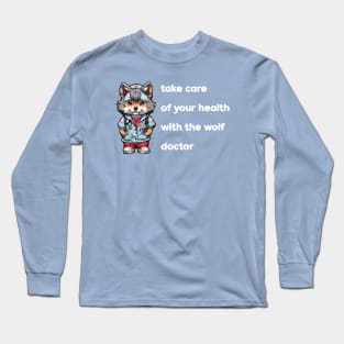 Mr. wolf doctor Long Sleeve T-Shirt